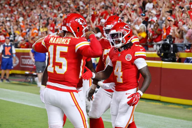 Chiefs celebra un TD | AP