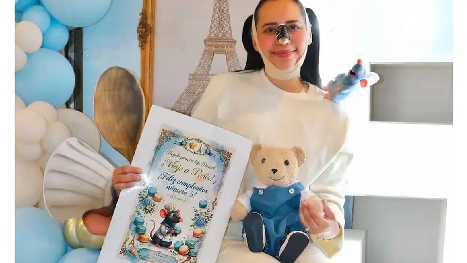 Sandra Cuevas celebra los 5 años de Daniell con fiesta de Ratatouille y viaje a París