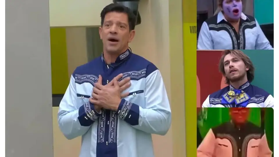 Una camisa utilizada por Yahir durante la Noche Mexicana llamó la atención de los fans del reality./ RS