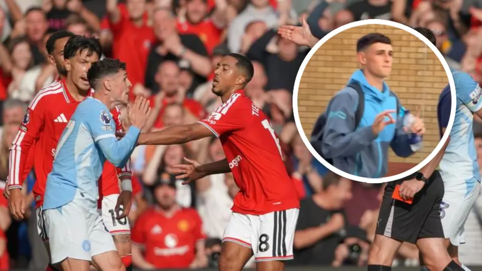 Foden se burla de aficionados del Manchester United tras la victoria del City
