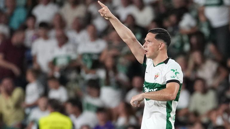 Abiel Osorio festeja su gol ante Real Madrid | AP