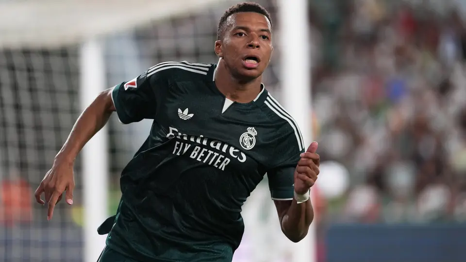 Mbappé anotó el 0-2 ante Elche | AP