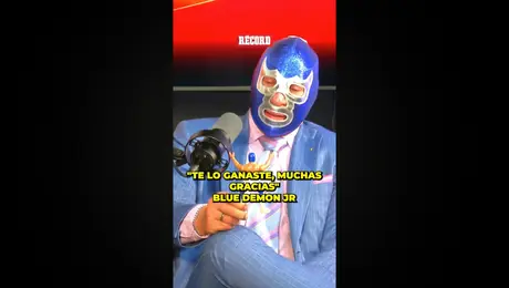 "Te lo ganaste, muchas gracias": Blue Demon Jr.