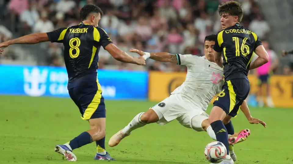 Luis Suárez con Inter Miami en un partido de la MLS | AP
