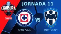 Cruz Azul vs Monterrey EN VIVO Liga MX Jornada 11 Clausura 2025