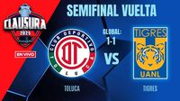 Toluca vs Tigres EN VIVO ONLINE Liga MX Clausura 2025 Semifinal de Vuelta