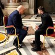 Donald Trump y Volodymyr Zelenskyy se reúnen en la misa del papa Francisco ¿Qué se dijeron?