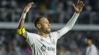 ¡Espectacular! Neymar marca gol olímpico con Santos de Brasil
