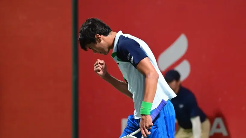 Rodrigo Pacheco, joven tenista mexicano, eliminado del Morelia Open