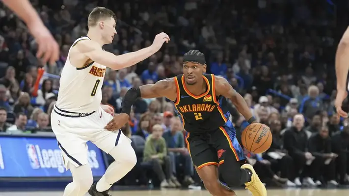 Gilgeous-Alexander anota 40 y Thunder vence a Nuggets