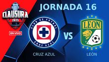 Cruz Azul vs León EN VIVO Liga MX Jornada 16 Clausura 2025