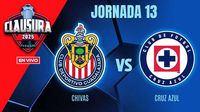 Chivas vs Cruz Azul EN VIVO Liga MX Jornada 13 Clausura 2025