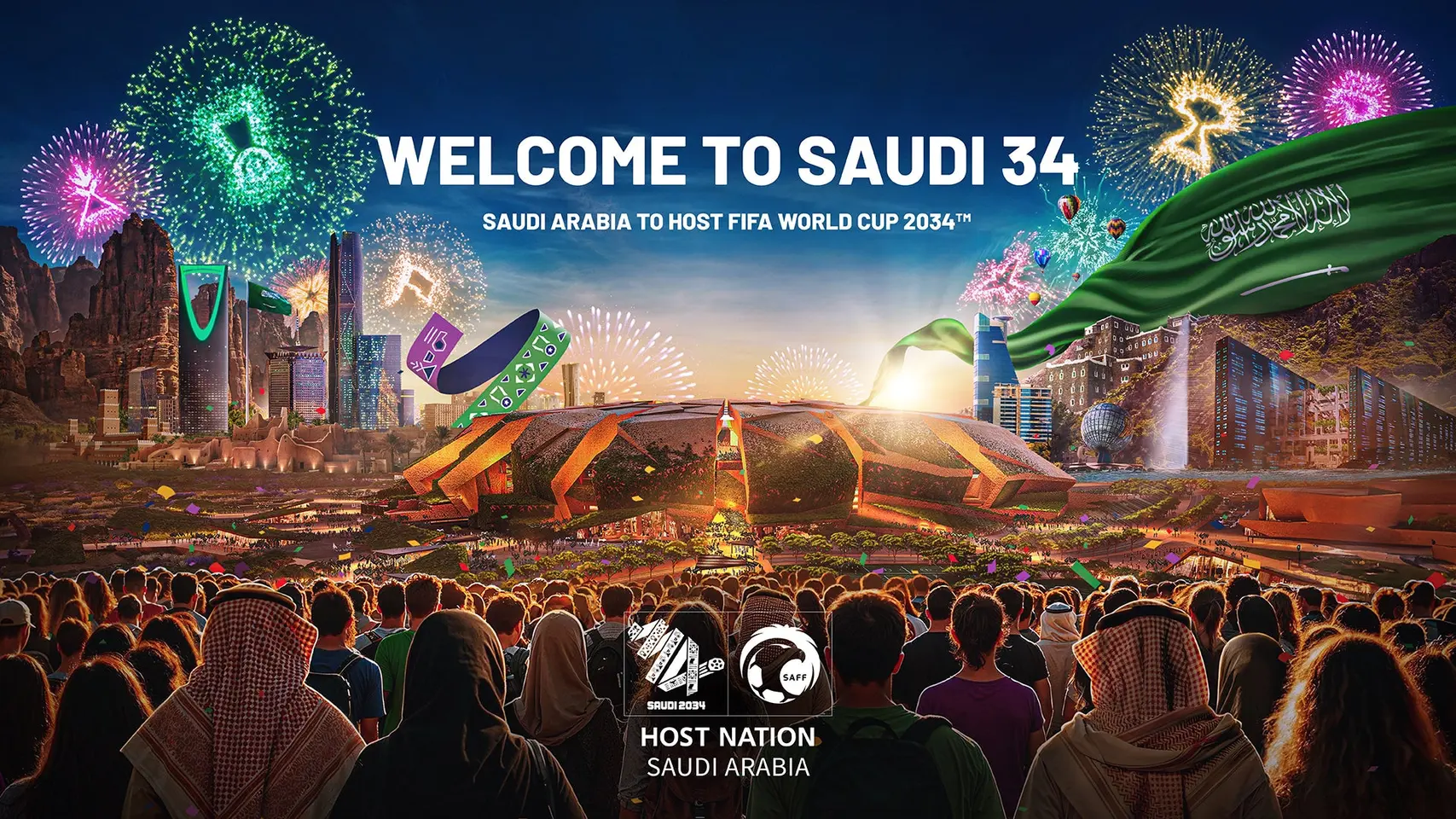 Se alistan para el Mundial del 2034 | X @Saudi2034