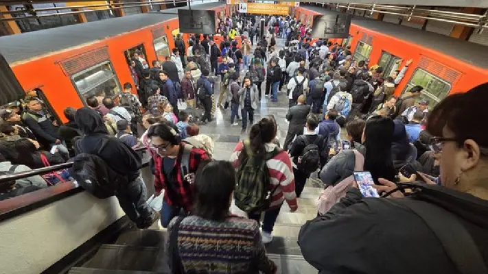 Metro desata caos mañanero en las Líneas 5, 6 Y 7