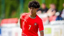 Cristiano Ronaldo Jr. brilla con Portugal Sub-15 y festeja como su papá