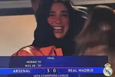 ¿Traición a Liverpool? Dua Lipa disfruta de la victoria de Arsenal sobre Real Madrid