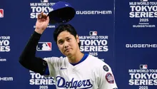 Shohei Ohtani hizo jonrón en el Tokyo Dome y deleitó a los fans en Japón