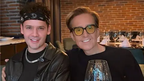 Novio de Daniel Bisogno, Charly Moreno, despide al conductor en sus redes sociales