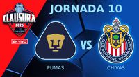 Pumas vs Chivas EN VIVO Liga MX Jornada 10 Clausura 2025