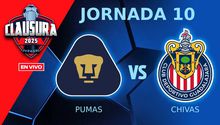 Pumas vs Chivas EN VIVO Liga MX Jornada 10 Clausura 2025