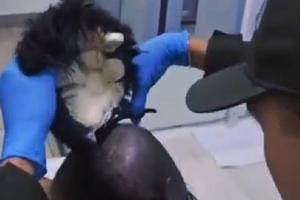 Capturan en el aeropuerto de Cartagena a un hombre con una “narcopeluca” con 400 dosis de droga