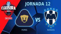 Pumas vs Monterrey EN VIVO Liga MX Clausura 2025 Jornada 12