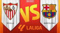 Sevilla vs Barcelona EN VIVO LaLiga Jornada 23