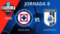 Cruz Azul vs Querétaro EN VIVO Liga MX Clausura 2025 Jornada 8