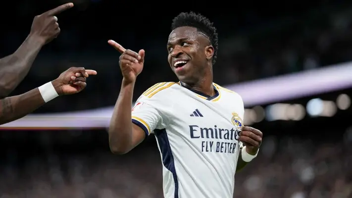 Vinicius Jr cerca de convertirse en el máximo goleador brasileño en la historia del Real Madrid