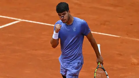 Alcaraz vuelve con triunfo ante Lajovic, en el Abierto de Italia, tras una lesión