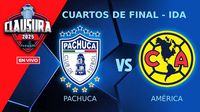 Pachuca vs América EN VIVO Liga MX Cuartos de Final Ida Clausura 2025