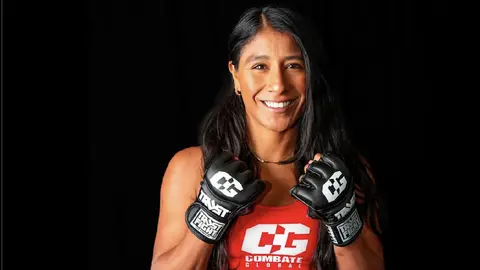 Kenia Enríquez debutó con victoria en Combate Global