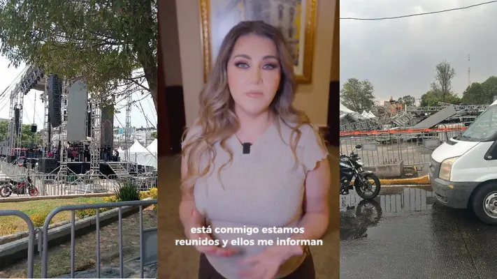 Alicia Villarreal lamenta accidente en escenario en la GAM: “Espero que heridos se recuperen pronto”