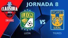 León vs Tigres EN VIVO Liga MX Clausura 2025 Jornada 8