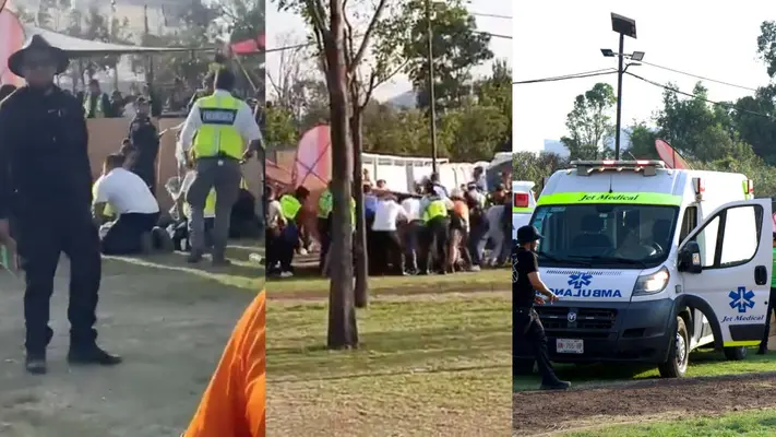 Festival AXE Ceremonia comienza con accidente; aplasta estructura metálica a asistentes