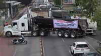 Transportistas piden se investigue a Sindicato de Cemento tras bloqueos