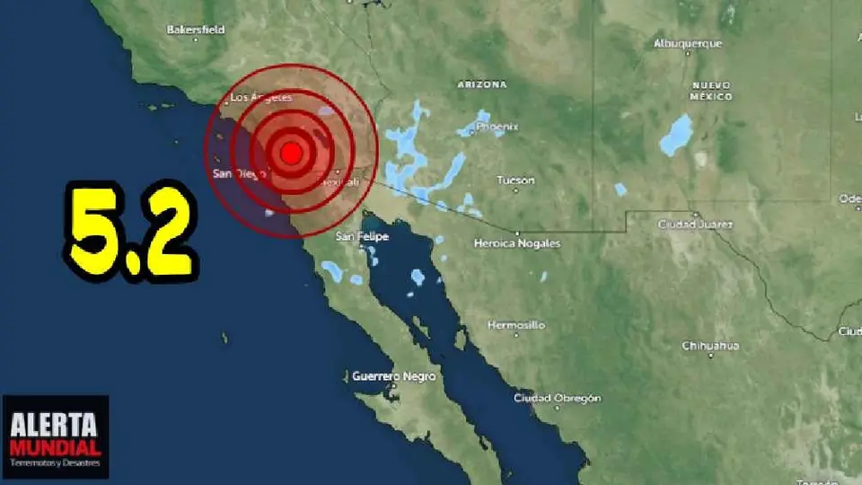 Sismo en California: Reportan temblor de 5.2 grados hoy 14 de abril
