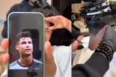 Hijo de Cristiano Ronaldo levanta revuelo por imitar peinado de su papá