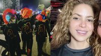 Shakira y sus hijos van de incógnitos al Carnaval de Barranquilla y nadie los reconoció
