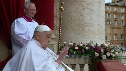 VIDEO: Así fue la última aparición pública del papa Francisco