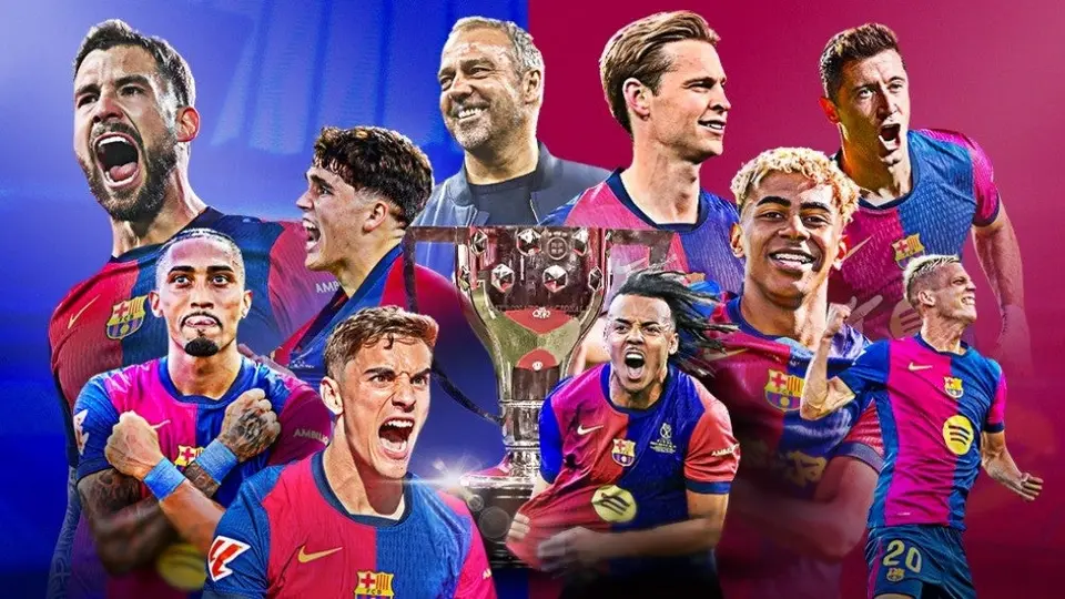 ¡Campeones! Lamine Yamal da título de LaLiga al Barcelona con golazo ante Espanyol