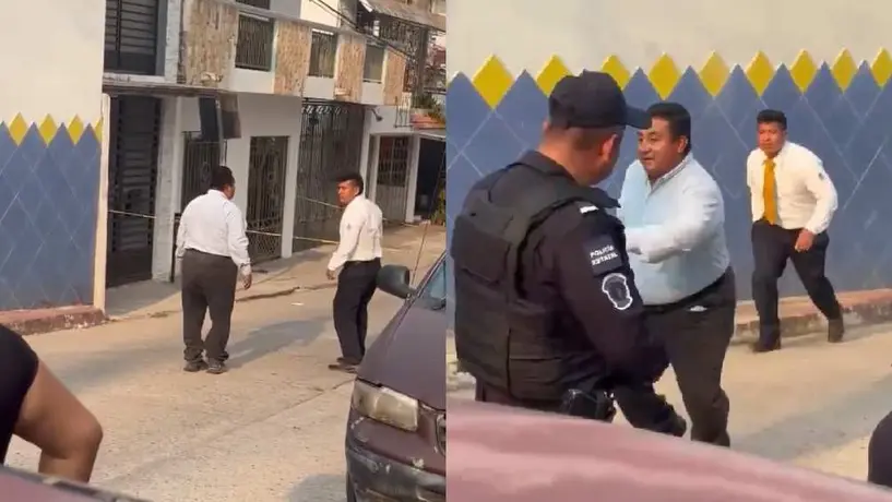 VIDEO: Trabajadores de funerarias se pelean por un muerto en Tabasco