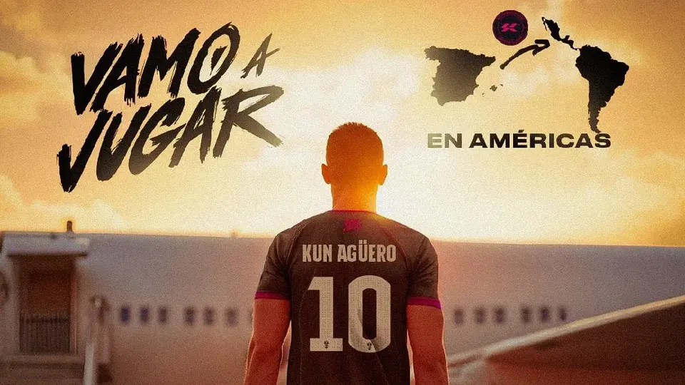 Kunisports, equipo del ‘Kun’ Agüero, llega a la Kings League Américas