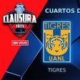 Tigres vs Necaxa EN VIVO Cuartos de Final Vuelta Liga MX Clausura 2025