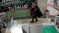 VIDEO: Captan asalto armado a guardias de valores en Centro Comercial; hay dos heridos