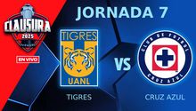 Tigres vs Cruz Azul EN VIVO Liga MX Jornada 7 Clausura 2025