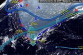 Frente Frío 28: Se extiende por el Golfo de México ocasionando fuertes lluvias