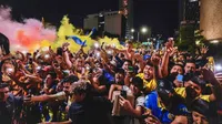 ¡Como en casa! América recibe espectacular serenata en Guadalajara