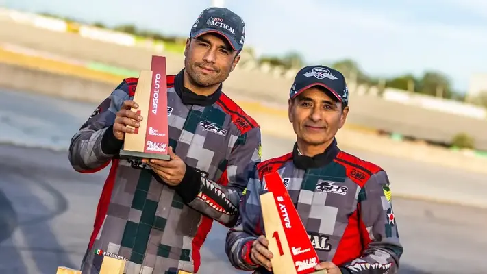 Ricardo Cordero y Marco Hernández dominan el Rally Aguascalientes 2025
