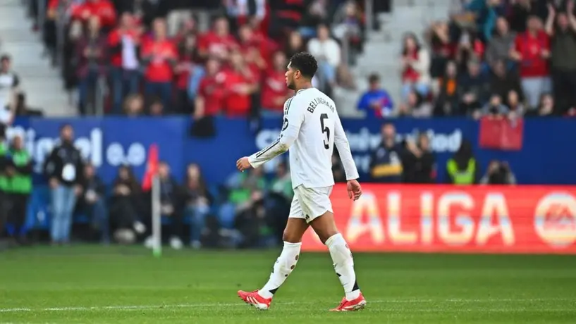 Acta de árbitro del Osasuna vs Real Madrid contradice declaraciones de Bellingham